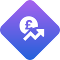 Blackbaud icon to signify raise more money